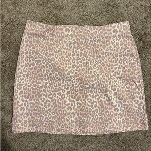 NEW Women’s Wild Fable Leopard Print Mini Skirt Sz 10!